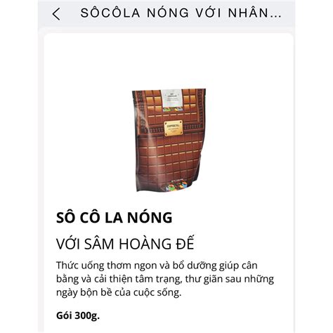 Cà phê COFFEECELL hot socola nhân sâm hoàng đế hương vị đậm đà giảm căng thẳng cải thiện tâm