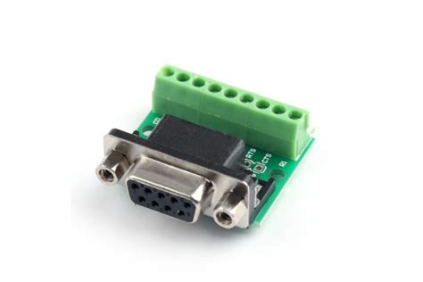 Плата переходник RS232 DB9 (мама) 9 pin Купить
