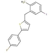 现货供应毕得医药2 4 Fluorophenyl 5 5 iodo 2 methylbenzyl thiophene 纯度