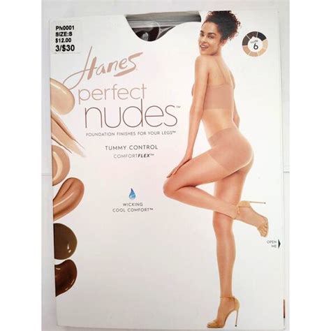 Hanes Accessories Hanes Perfect Nudes Run Resistant Size S Nude Tummy Control Girl Short