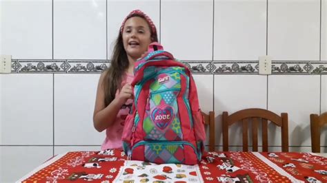 Arrumando Minha Mochila YouTube