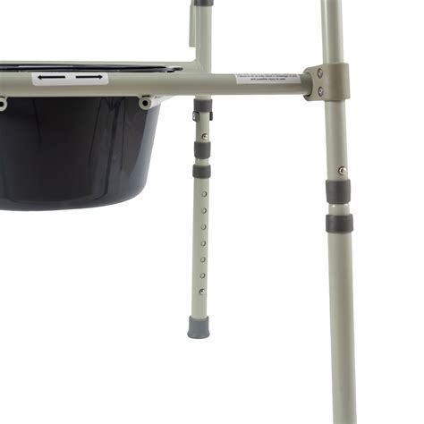 Equate Steel Foldable 3 In 1 Bedside Toilet Commode 400 Lb Weight