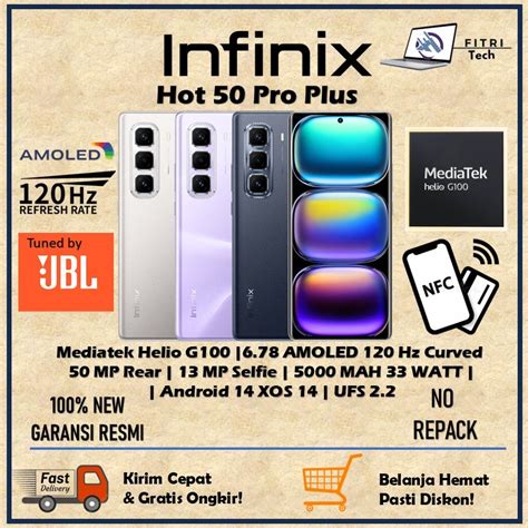 Jual INFINIX HOT PRO PLUS MEDIATEK HELIO G RAM GB GB UFS AMOLED Hz
