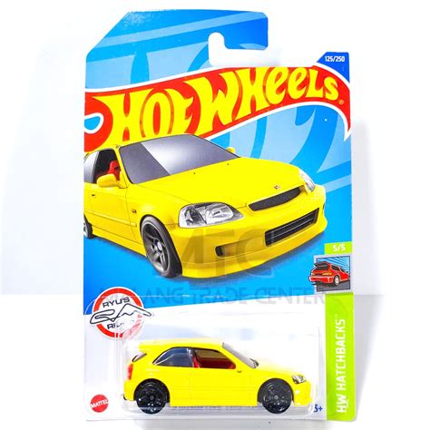 Jual Hot Wheels 99 Honda Civic Type R EK9 Yellow F 2022 Shopee Indonesia