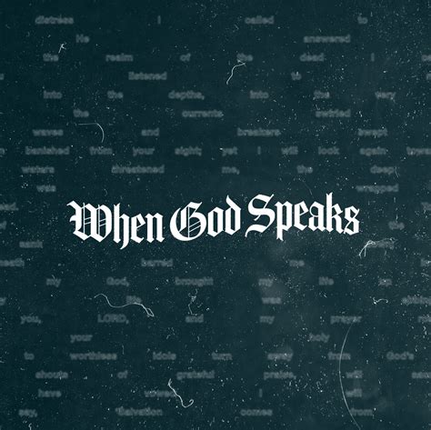 how do you know god is speaking to you