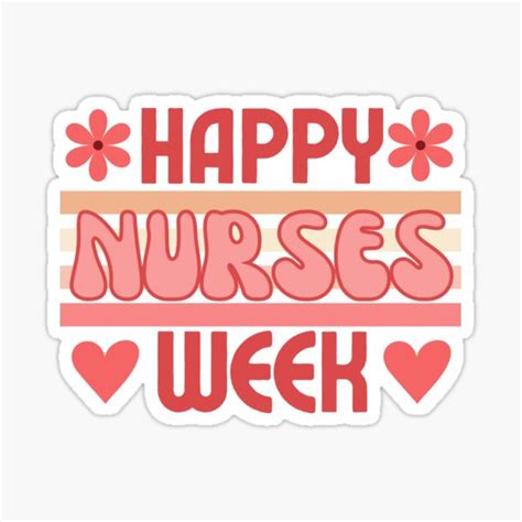 Happy Nurses Week Groovy Nurse Nursing Appreciation National