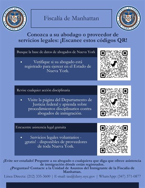 Frauds Targeting Immigrants – Manhattan District Attorney’s Office