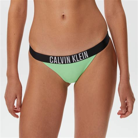 Calvin Klein Brazilian Kadın Yeşil Bikini Altı KADIN Mayo Bikini SuperStep
