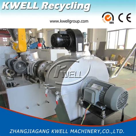 Plastic Pvc Wpc Conical Twin Screw Hot Cutting Granulator Granulation Pelletizing Recycling