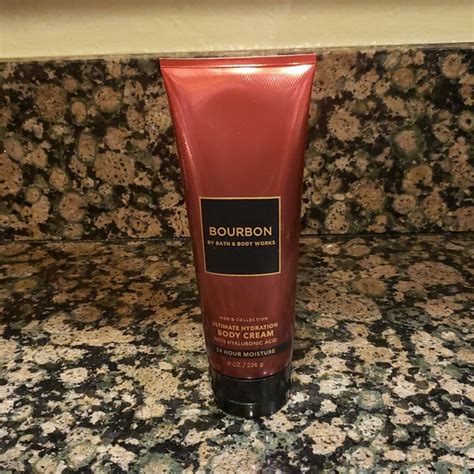 Bath Body Works Grooming Bourbon By Bbw Mens Collection Ultimate Hydration Body Cream