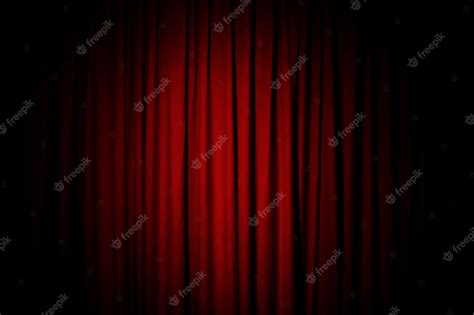 Premium Photo | Red Curtain Background