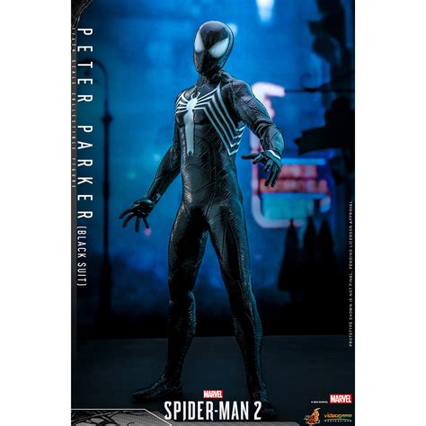 Marvels Spider Man 2 Peter Parker Black Suit 1 6 Scale Figure Hot