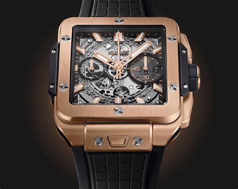 Hublot Square Bang 42 Mm Watch In Skeleton Dial