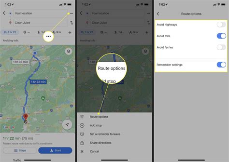 How to Find Alternate Routes on Google Maps