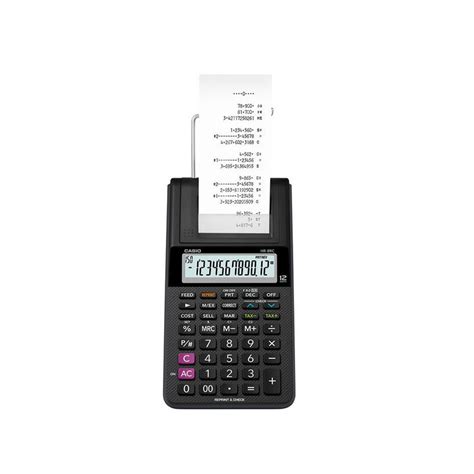 CASIO CALCULADORA CON IMPRESION HR 8RC BK DC DFA Uruguay