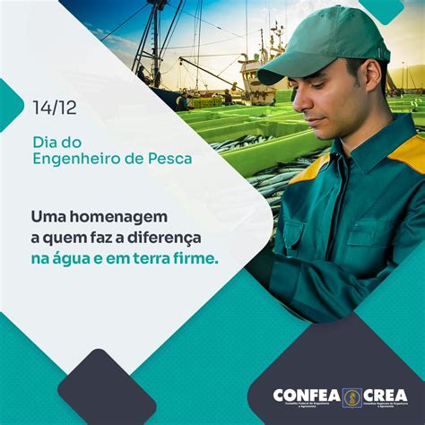 14 de dezembro. Dia do Engenheiro de Pesca. Parabéns a todos os ...