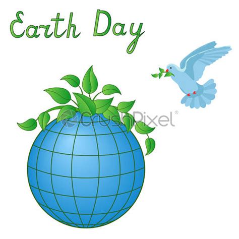 Earth Day Symbols Stock Vector 3143700 Crushpixel