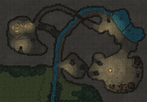 Oc Battlemap Cragmaw Hideout Lost Mine Of Phandelver Battlemaps | Images and Photos finder