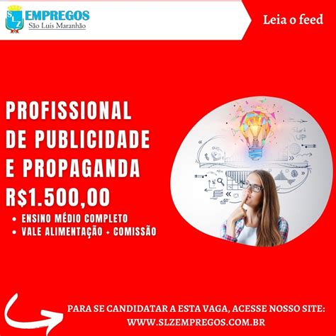 Propaganda E Publicidade Salario - PROFISSIONAL DE PUBLICIDADE E PROPAGANDA - SLZ Empregos