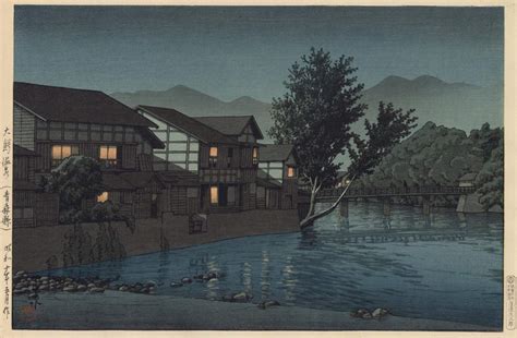 Owani Hot Springs, Aomori Prefecture - Kawase Hasui Catalogue