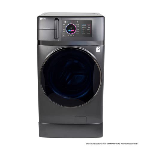 Shop GE Profile 4.8-cu ft Carbon Graphite Ventless All-in-One Washer ...