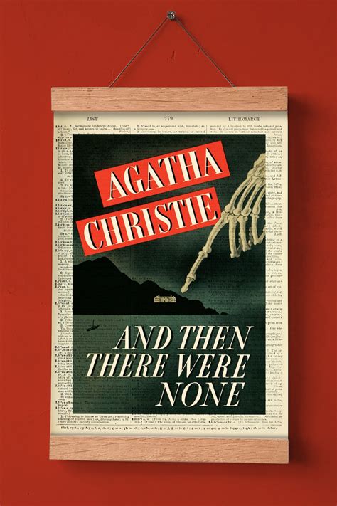 And Then There Were None By Agatha Christie Printable Book Etsy