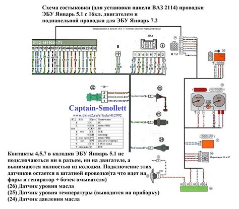 Распиновка эбу ваз 2114 инжектор 8 клапанов с описанием
