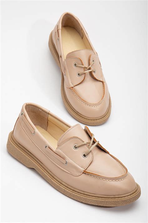 Rahat Kal P Termo Taban Ba C Kl Kad N Nude Cilt Loafer Tbacr Tonny Black