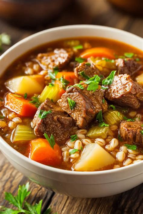beef  barley stew  coziest bowl  comfort food nummy recipes