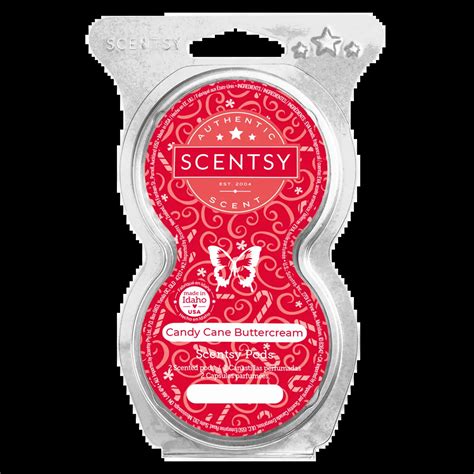 Candy Cane Buttercream Scentsy Pod Twin Pack Sammy Grace Scents