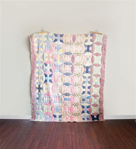 Vintage Handmade Flour Sack Quilt By Caprockvintage On Etsy