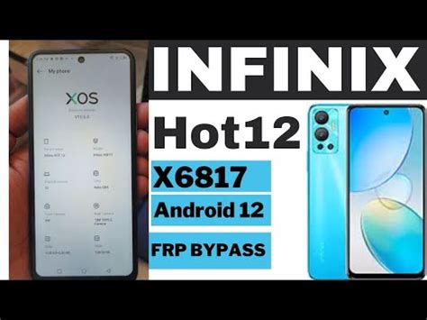 Infinix Hot 12 Frp Bypass Android 12 Without PC INFINIX X6817 Google Account Remove YouTube