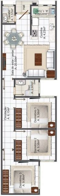 Plano De Casa De Metros De Frente Planos De Casas Modernas