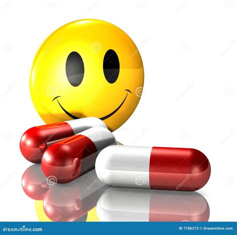Happy Pills stock illustration. Illustration of emotion - 7786273