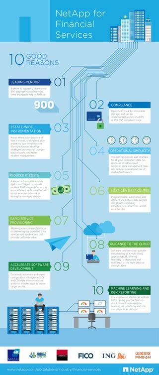 good reasons netapp  finance