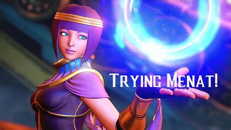 Street Fighter V Champion Edition Practicing With Menat Youtube