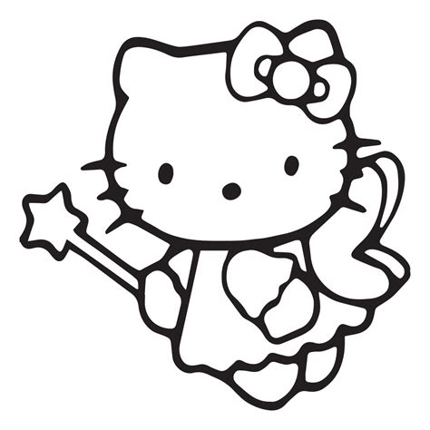 Hello Kitty Fairy Coloring Pages at genmakenzieblog Blog