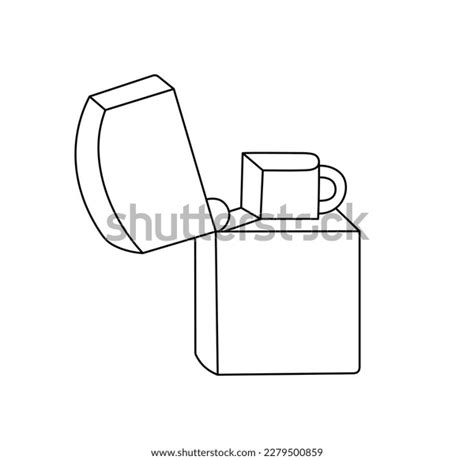 Vector Isolated One Single Metal Gas Stock Vector Royalty Free