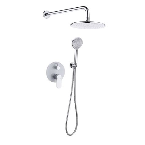 Thermostatic Shower System Brass Hot Cold Water Concealed Rain Shower Mixer Set Shower Set And