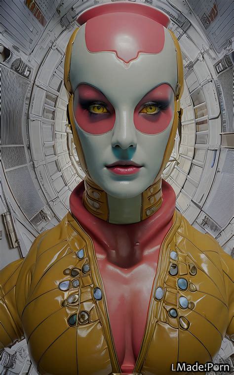 Porn Image Of Slutty Fisheye Green Navy Multicolored Hair Big Tits Short Hair Created By AI