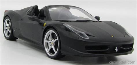 Mattel Hot Wheels X Masstab Ferrari Italia Spider Matt Black