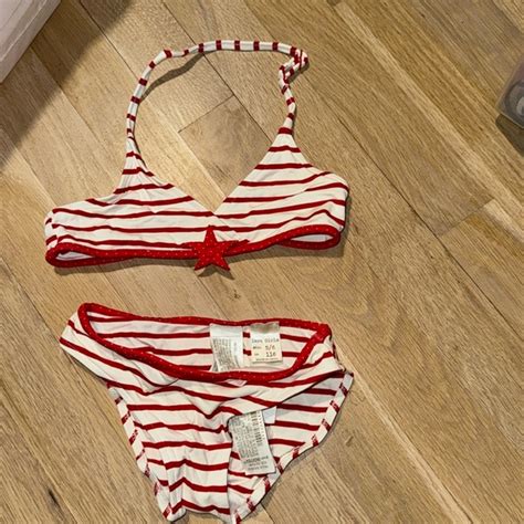 Zara Swim Zara Nautical Bikini Poshmark