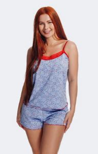 Baby Doll Estampado em Microfibra Capital da Lingerie União dos