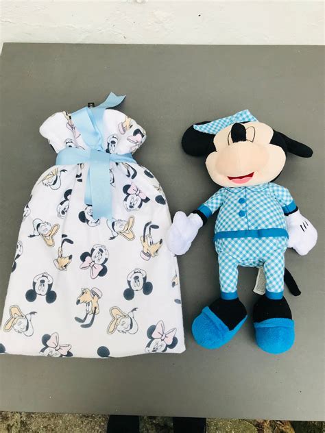 Disney Mickey Mouse Hot Water Bottle Cover And Vintage Snoring Soft Toy Etsy