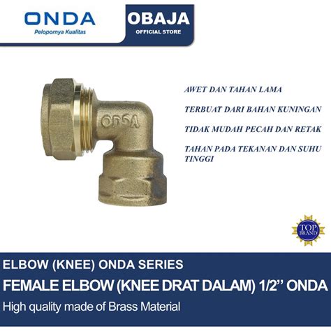 Jual Onda Female Elbow 1 2 Onda Elbow 1 2 Onda Knee Drat Dalam