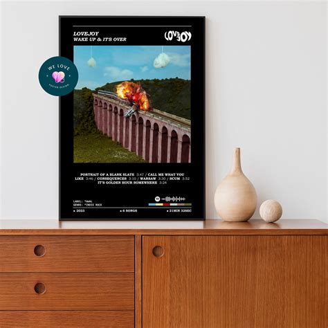 Lovejoy Wake Up And Its Over Album Poster Lovejoy Etsy