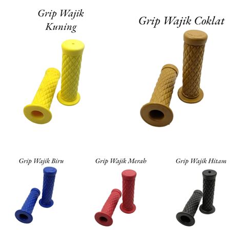 Jual Grip Wajik Original Classic Satu Set Kanan Kiri Import Berqualitas