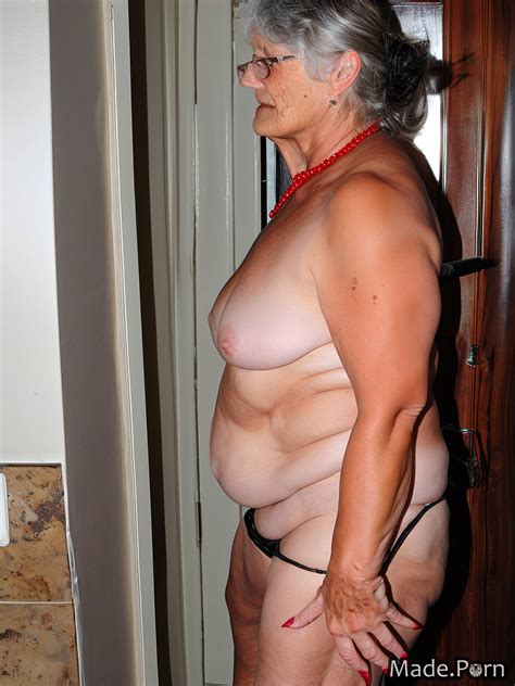 Porn Image Of Portrait Oiled Body Bimbo Saggy Tits Woman Skinny Muscular Created By AI