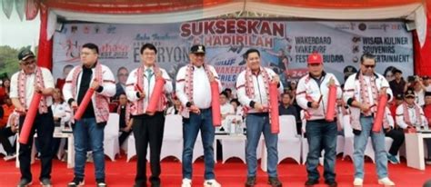 Minahasa Wakefest Di Danau Tondano Resmi Dibuka Tajuk News