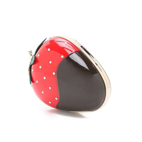 Dipped Strawberry Clutch | Novelty bags, Clutch, Favorite handbags